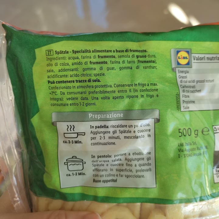 photo of Vemondo spätzle vegani shared by @annefox on  30 Jan 2023 - review