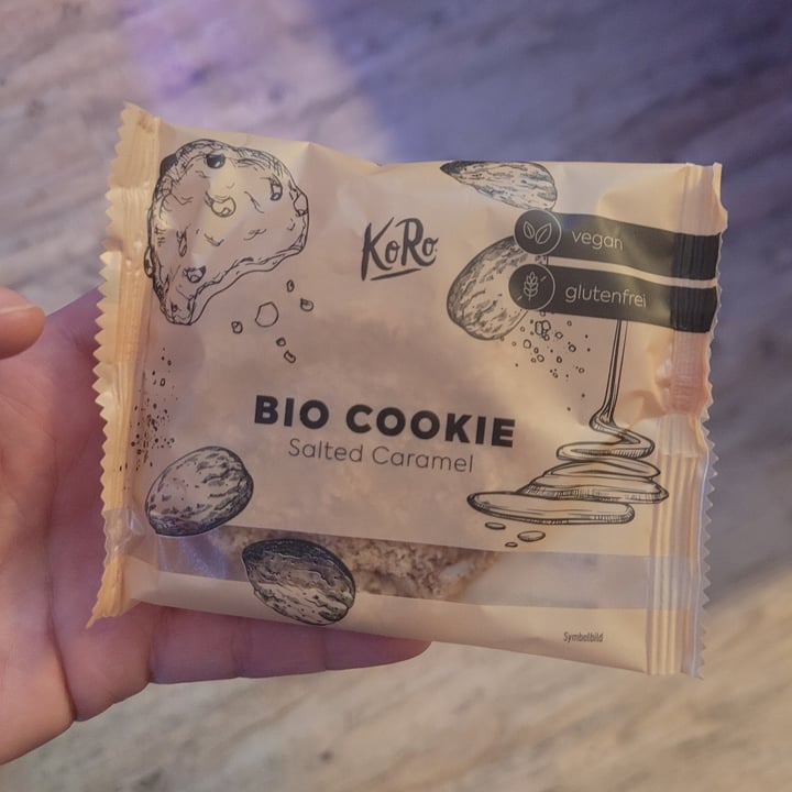 photo of Koro Bio cookie salted caramel shared by @cliocre on  01 Jul 2023 - review