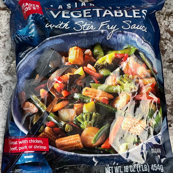 Trader Joe's Asian Style Vegetables with Stir Fry Sauce Review abillion