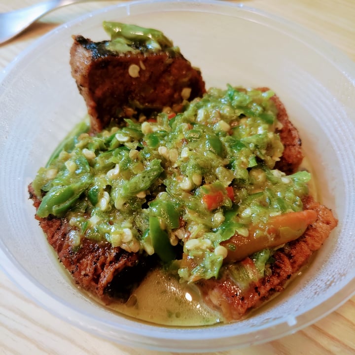 photo of Saiva Kitchens Cili Padi Vegetarian Fish shared by @stevenneoh on  16 Feb 2023 - review