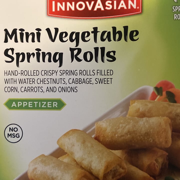 photo of Innovasian Mini Vegetable Spring Rolls shared by @cuntyvegan7 on  10 Jun 2023 - review