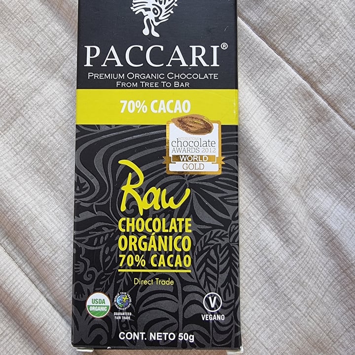 photo of Paccari raw chocolate organico shared by @gabrielalyl on  17 Mar 2023 - review