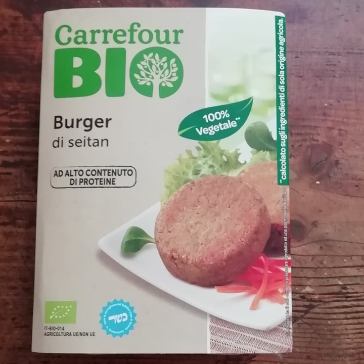 photo of Carrefour Bio Burger Di Seitan shared by @miocillo0 on  07 Jul 2023 - review