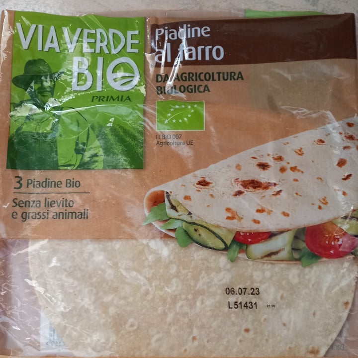 photo of Via verde Bio primia Piadine al farro shared by @vanyveg on  02 May 2023 - review