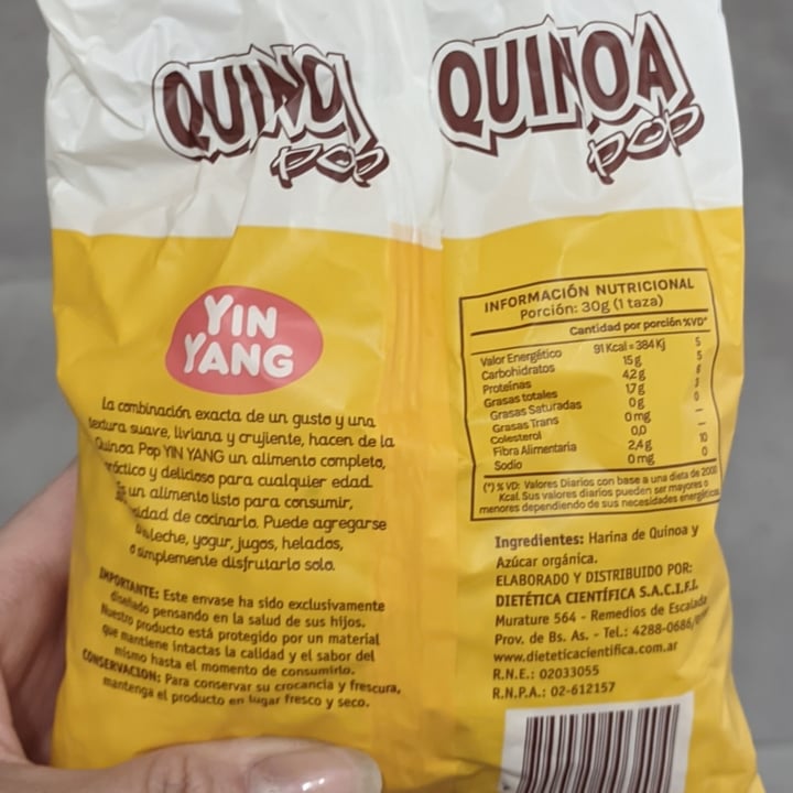 photo of Yin Yang Quinoa Pop shared by @magaby on  08 Jun 2023 - review