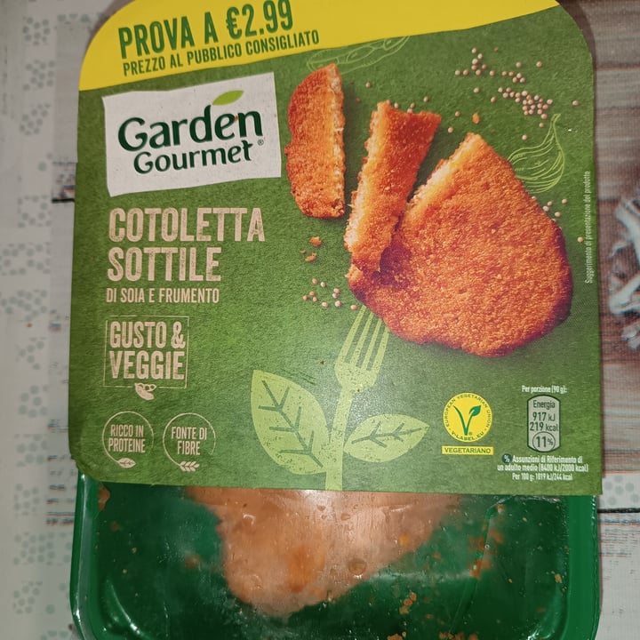 photo of Garden Gourmet cotoletta Soia E Frumento shared by @silvia90veg on  12 Jun 2023 - review