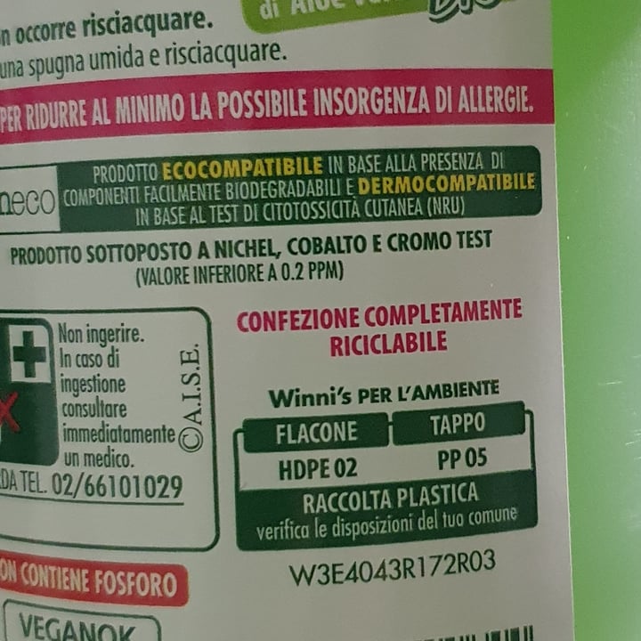photo of Winni's pavimenti Detergente pavimenti shared by @francescarest on  17 Jun 2023 - review