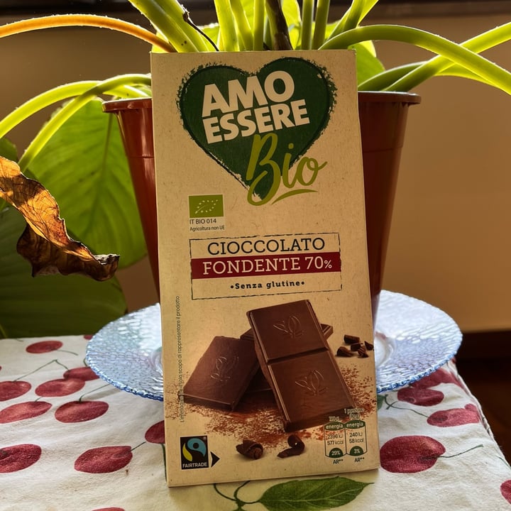 photo of AMO ESSERE BIO Cioccolato Fondente 70% shared by @ademarsi on  01 Aug 2023 - review