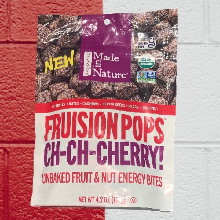 photo of Made in Nature Figgy Pops Ch-Ch-Cherry Supersnacks shared by @glutenfreevee on  30 May 2023 - review