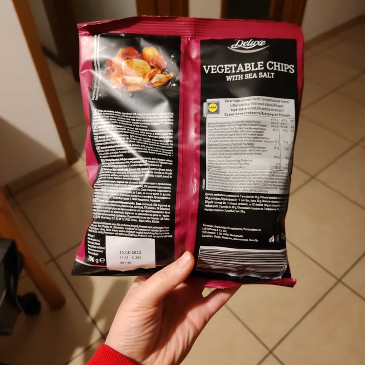 photo of Deluxe Chips vegetales shared by @chiaraforlani on  30 Jan 2023 - review