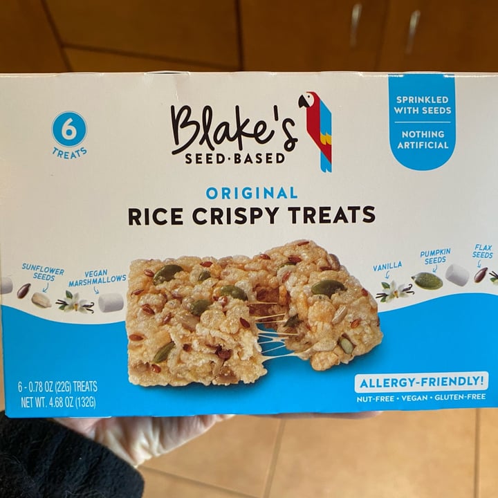 photo of Blake’s Seed-Based Original rice crispy treat shared by @beckyyy on  12 Jan 2023 - review