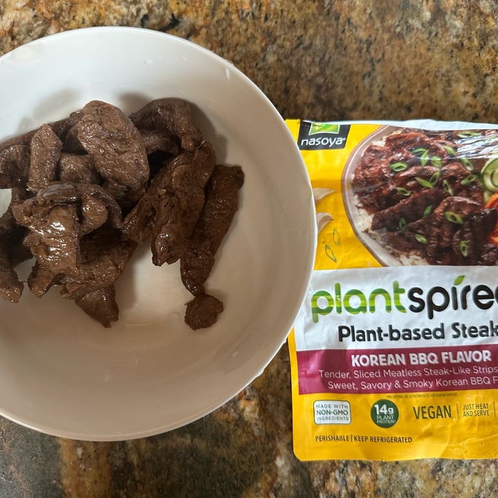 photo of Nasoya plantspired plant-based steak korean bbq flavor shared by @bos-taurus on  21 Jan 2023 - review