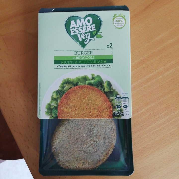 photo of Amo Essere Veg burger ai broccoli shared by @eleotre on  12 May 2023 - review