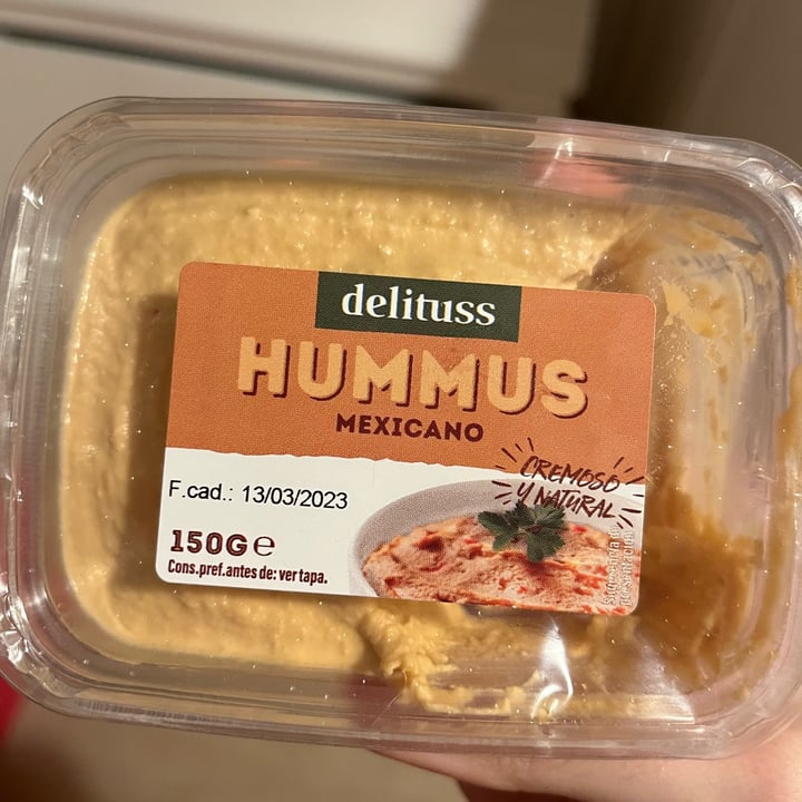 photo of Delituss Hummus mexicano shared by @elenaxgr on  27 Feb 2023 - review