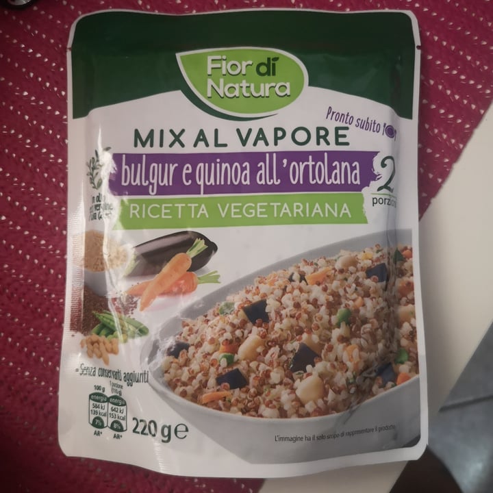 photo of Fior di Natura Mix al vapore bulgur e quinoa all'ortolana shared by @francescathestrange on  14 May 2023 - review