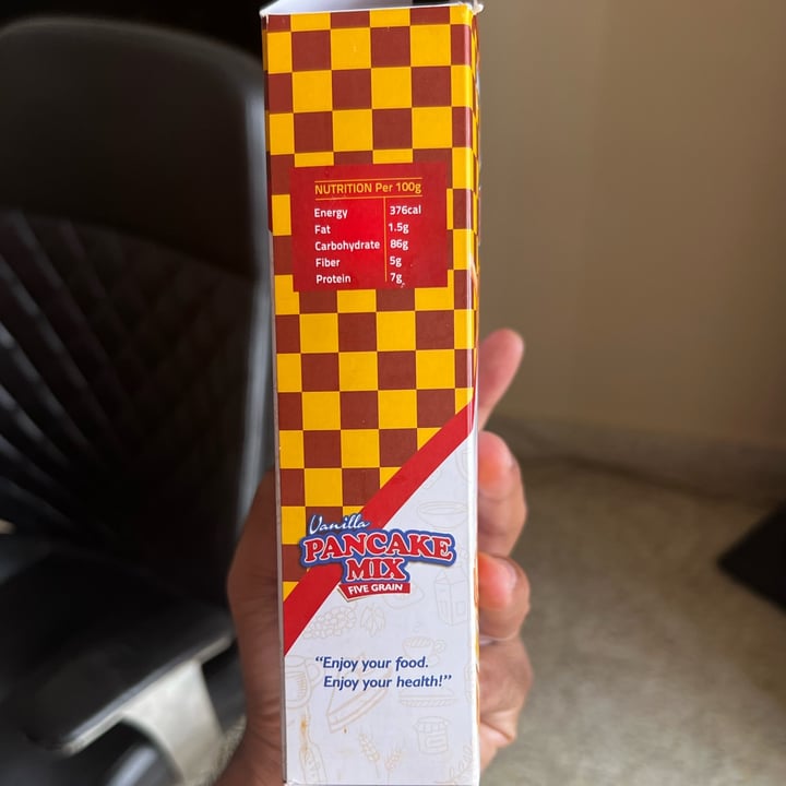 photo of Yellow crum Five Grain vanilla pancake mix shared by @pv on  24 Jan 2023 - review