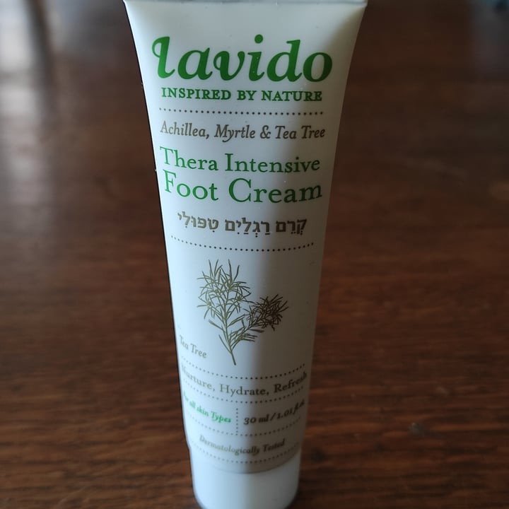 photo of Lavido Thera Intensive Foot Cream shared by @tuscanvegan on  14 Jun 2023 - review