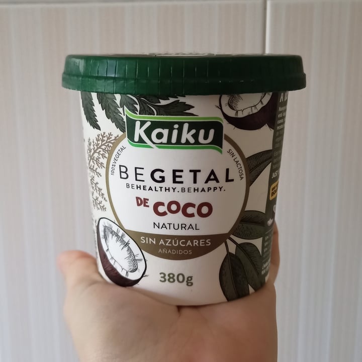 photo of Kaiku Begetal yogurt de coco shared by @barbararp on  16 May 2023 - review