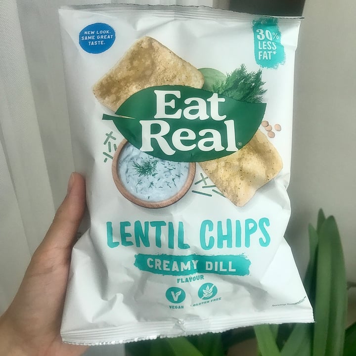 photo of Eat Real Creamy dill lentil chips shared by @eml on  01 Jul 2023 - review