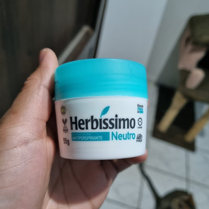 photo of Herbissimo Antiperspirante Neutro shared by @gisellemarryane on  04 Aug 2023 - review