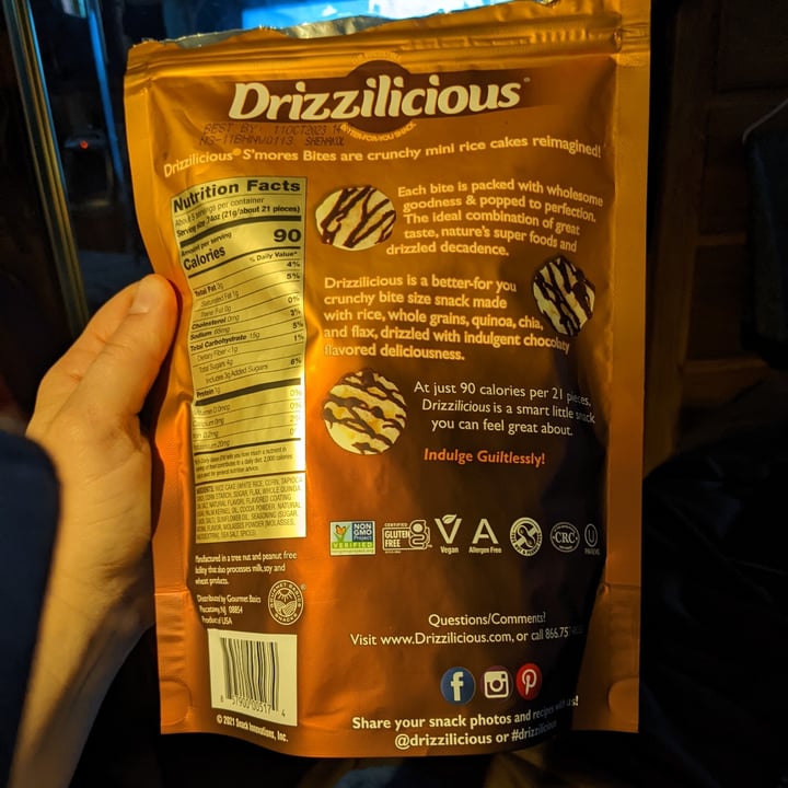 photo of Drizzilicious S'mores Bites shared by @caseyveganforlife on  25 Mar 2023 - review