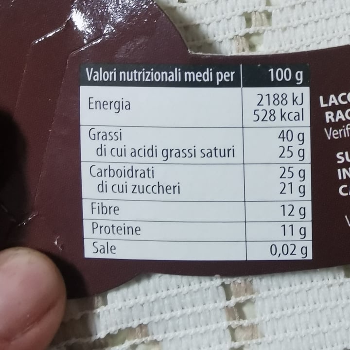 photo of Dolciando Cioccolato Fondente Extra 75% Con Fave Di Cacao In Granella shared by @pulcetta16 on  25 Feb 2023 - review