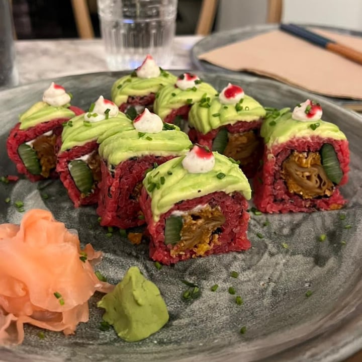 photo of Winners Vegan Pink Sushi shared by @annamiou on  24 Feb 2023 - review