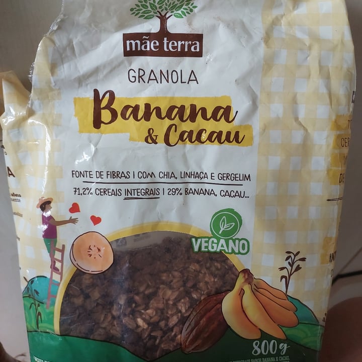 photo of Mãe Terra Granola Banana e cacau shared by @naraluizadiasborges on  04 Jan 2023 - review