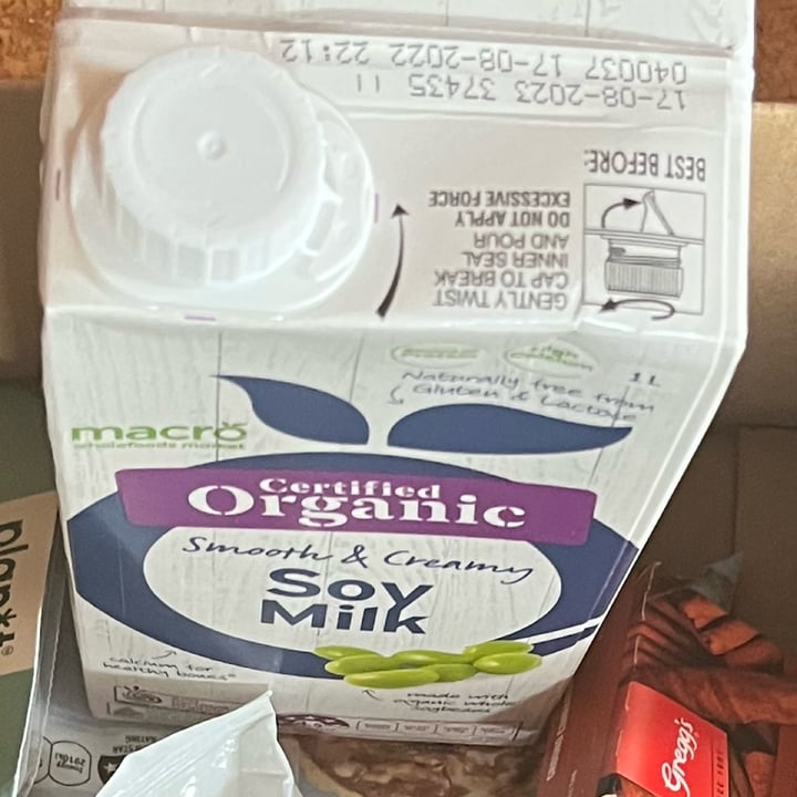 photo of Macro Wholefoods Market Smooth & Creamy Soy Milk shared by @patriciapaynter on  24 Feb 2023 - review