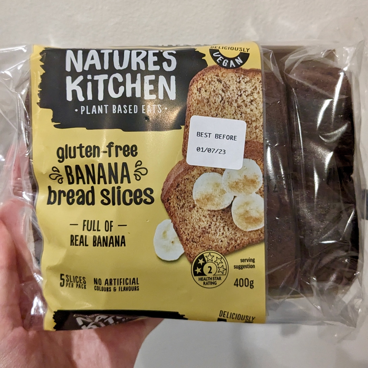 Coles Nature's Kitchen GlutenFree Banana Bread Slices Reviews abillion