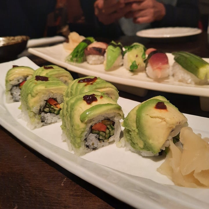 Sushi Gonpachi Shibuya Shibuya-ku, Japan Vegan Roll Review | abillion