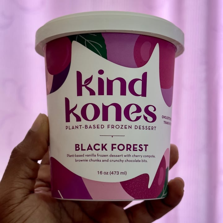 photo of Kind Kones Black Forest shared by @vegan-ravana on  02 Jun 2023 - review