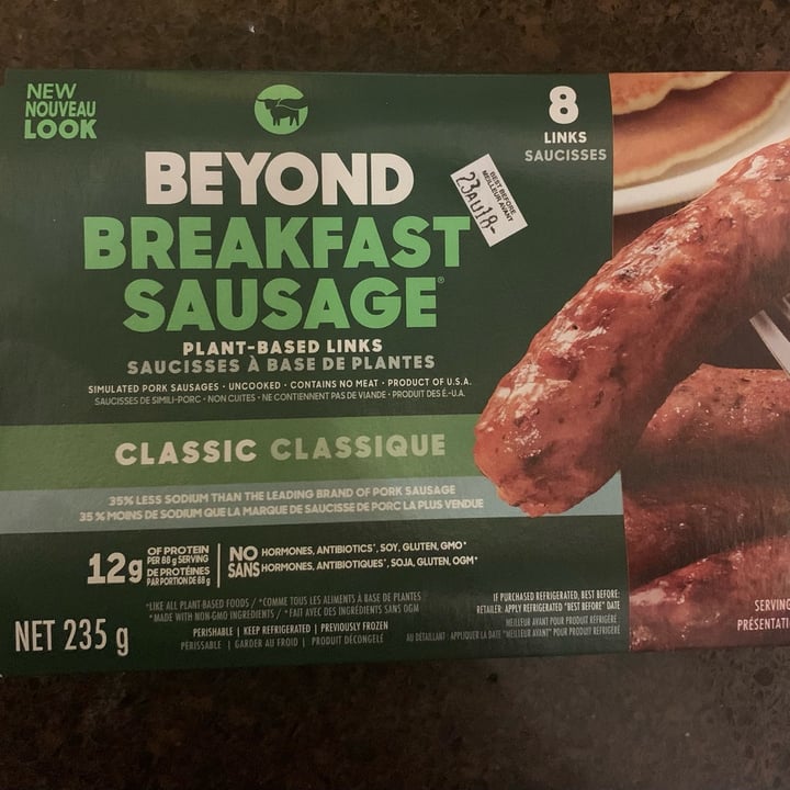 photo of Beyond Meat Beyond breakfast Sausage Classic  shared by @ecoearth on  12 Aug 2023 - review