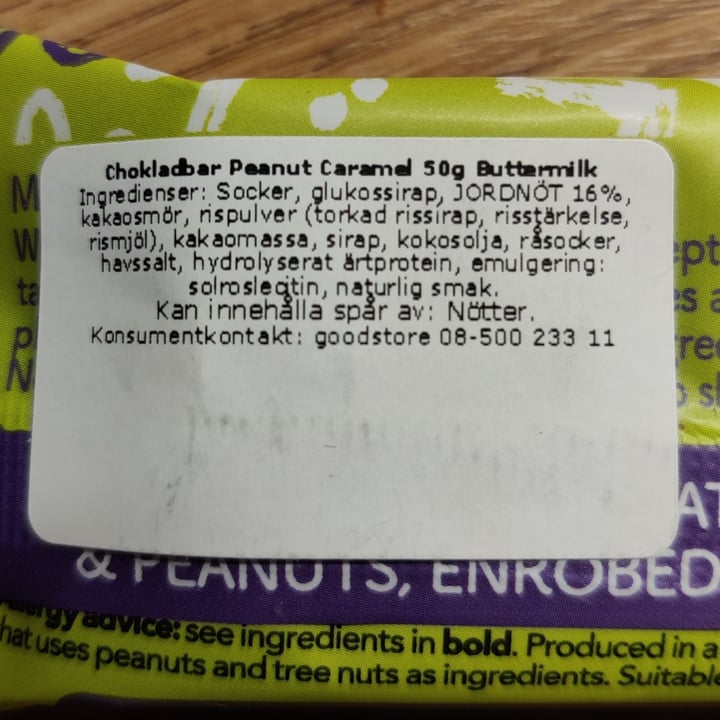 photo of Buttermilk Plant powered peanut nougat shared by @enkelvegan on  25 Dec 2022 - review