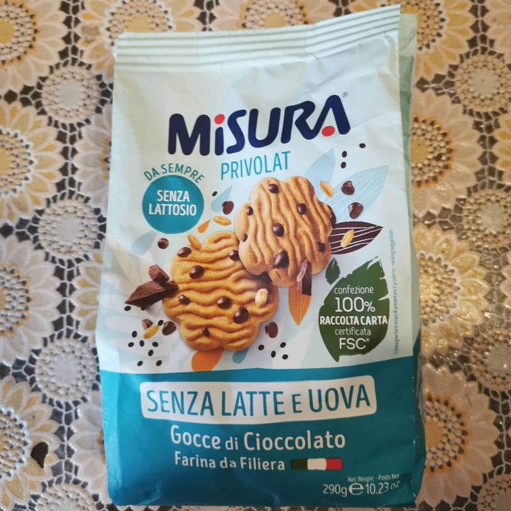 photo of Misura biscotti gocce di cioccolato shared by @eleonor-a on  25 Feb 2023 - review