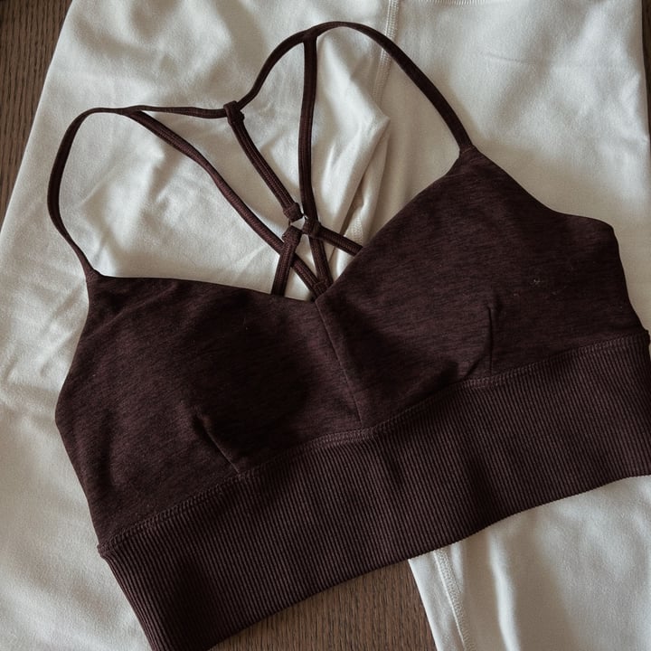 alo alosoft lavish sports bra (S)