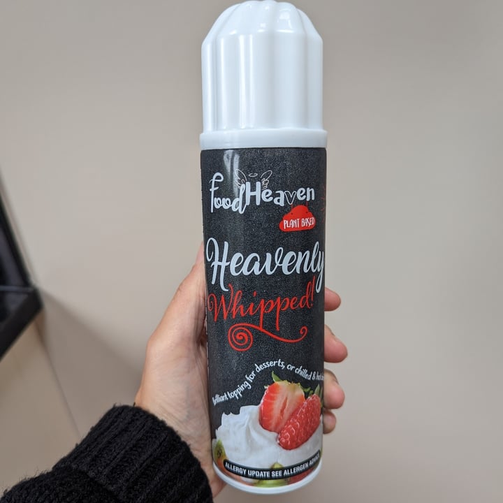 photo of Food Heaven Heavenly whipped cream shared by @laurakantor22 on  30 Jun 2023 - review