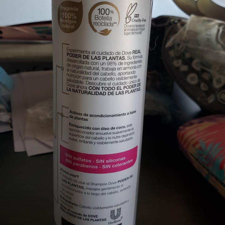 photo of Dove Dove acondicionador nutricion-geranio shared by @96josefinaherlein on  31 Dec 2022 - review