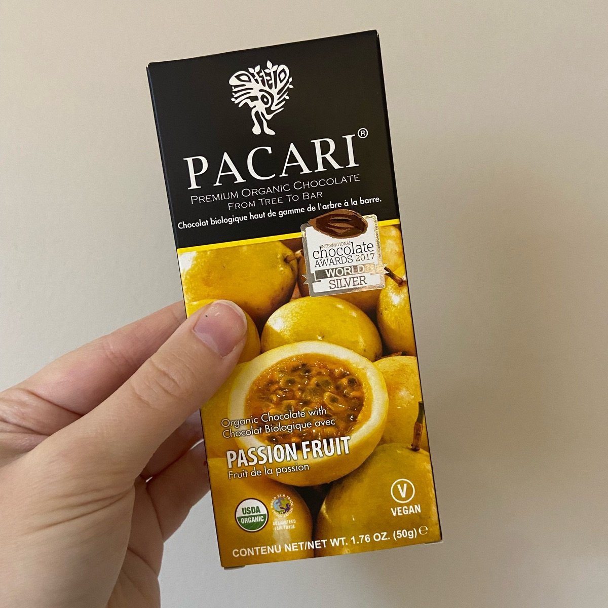 Pacari Organic Chocolate - Passion Fruit from Paccari - Vegan Product ...