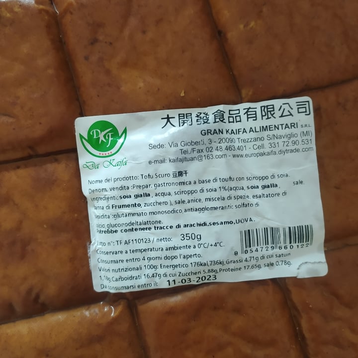 photo of Gran Kaifa Alimentari srl Tofu scuro shared by @sallyhu on  13 Mar 2023 - review