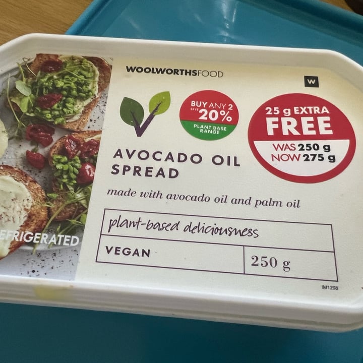 photo of Woolworths Food Avocado oil spread shared by @bianca1701 on  18 Jan 2023 - review