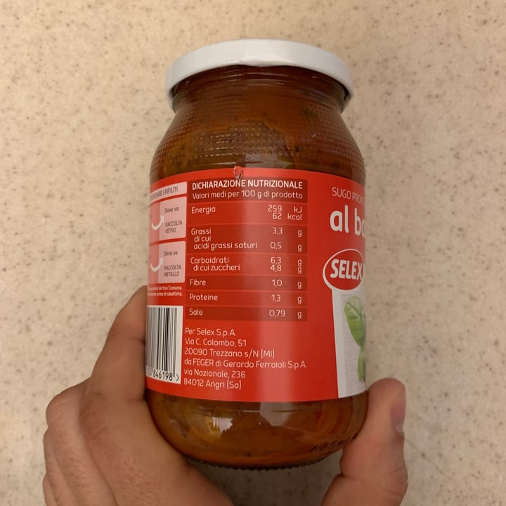 photo of Selex Sugo Pronto al Basilico shared by @enrico1 on  18 Jul 2023 - review