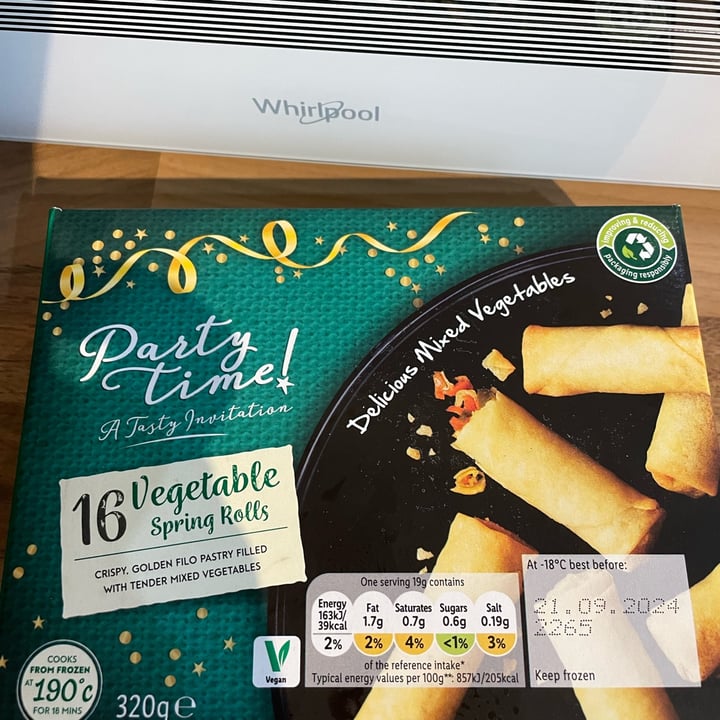 photo of Party time Vegetable spring rolls shared by @beth41 on  22 Feb 2023 - review