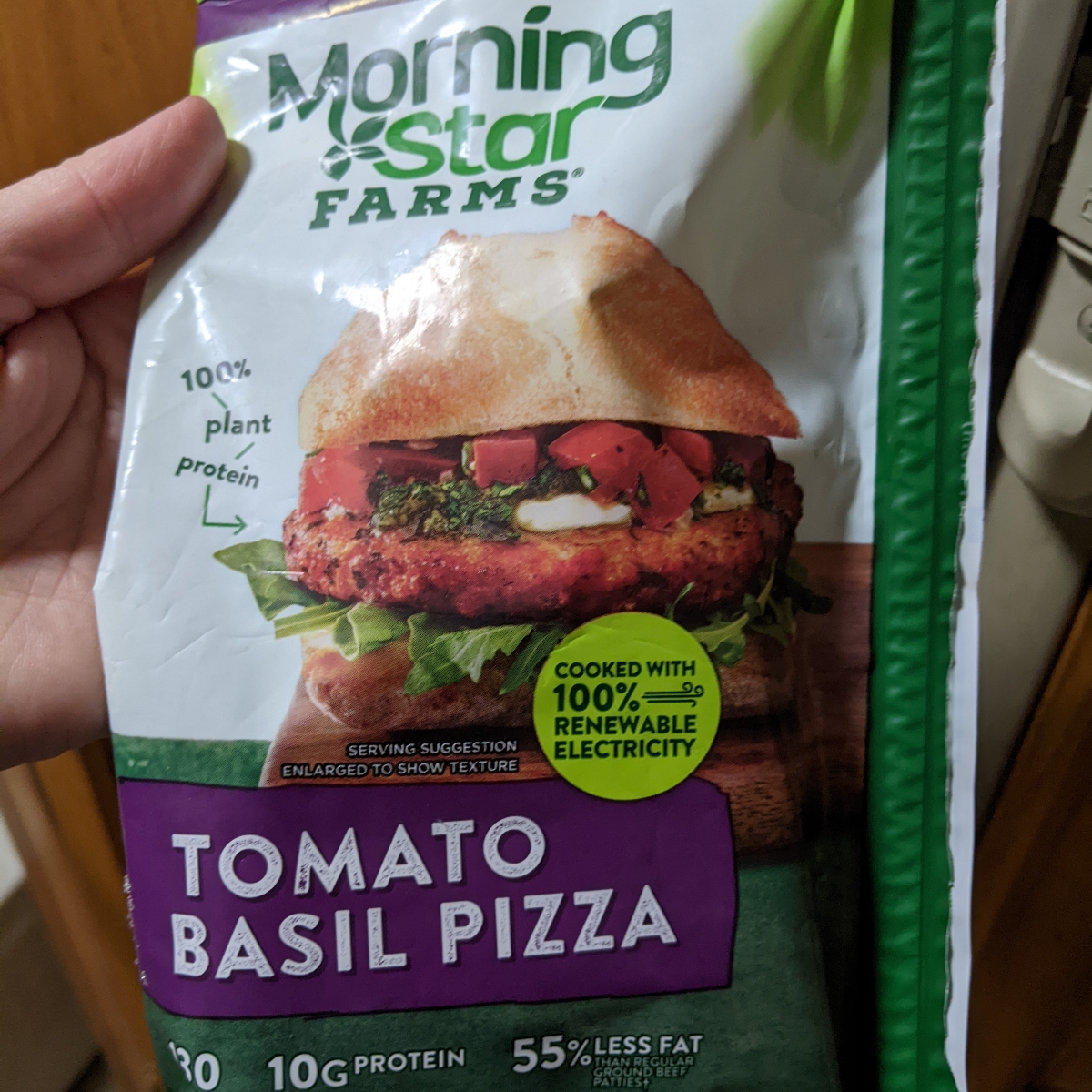 Tomato Basil Pizza Veggie Burgers from MorningStar Farms - Vegan ...