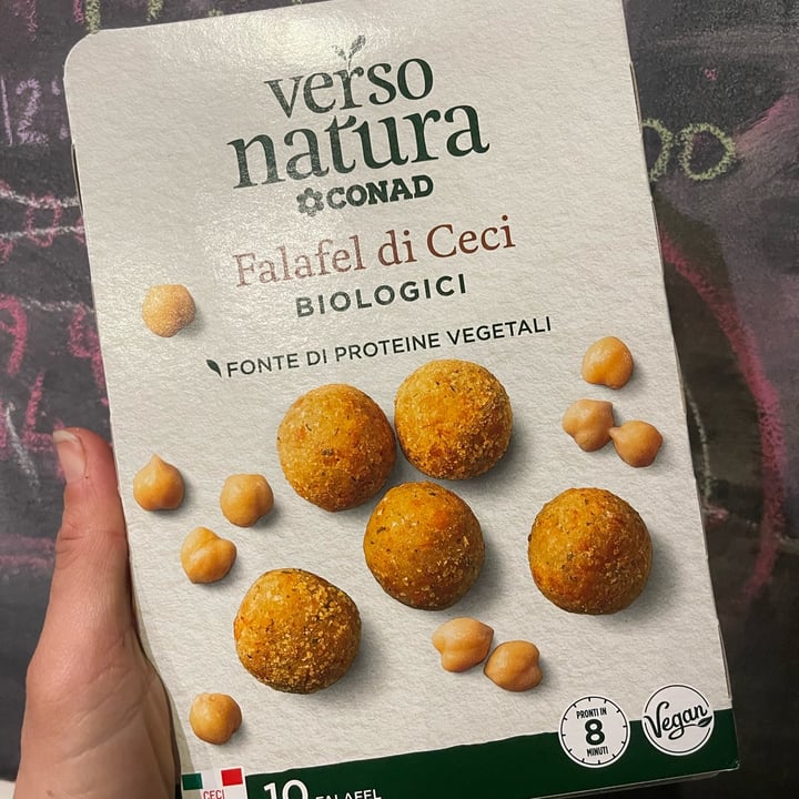 photo of Verso Natura Conad Bio  Falafel Di Ceci (Biologici) shared by @loveg on  01 Apr 2023 - review