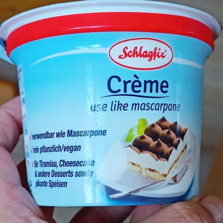 photo of Schlagfix Crème wie Mascarpone shared by @marinasacco on  18 Jan 2023 - review