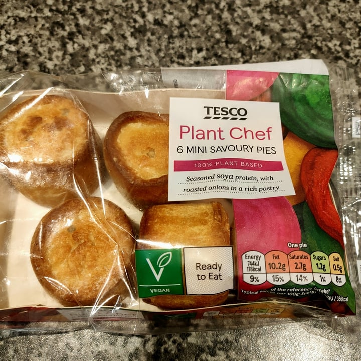 photo of Tesco Plant Chef Mini Pork Pies shared by @mia1405 on  03 Jan 2023 - review