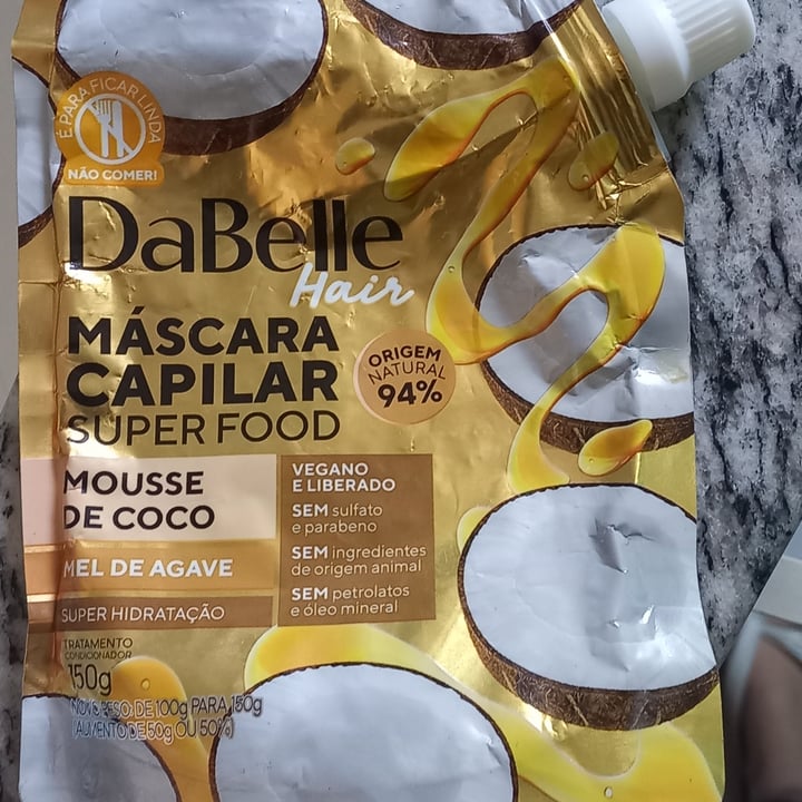 photo of Dabelle Máscara Capilar Mousse De Coco E Mel De Agave shared by @janainabordinhao on  03 Apr 2023 - review