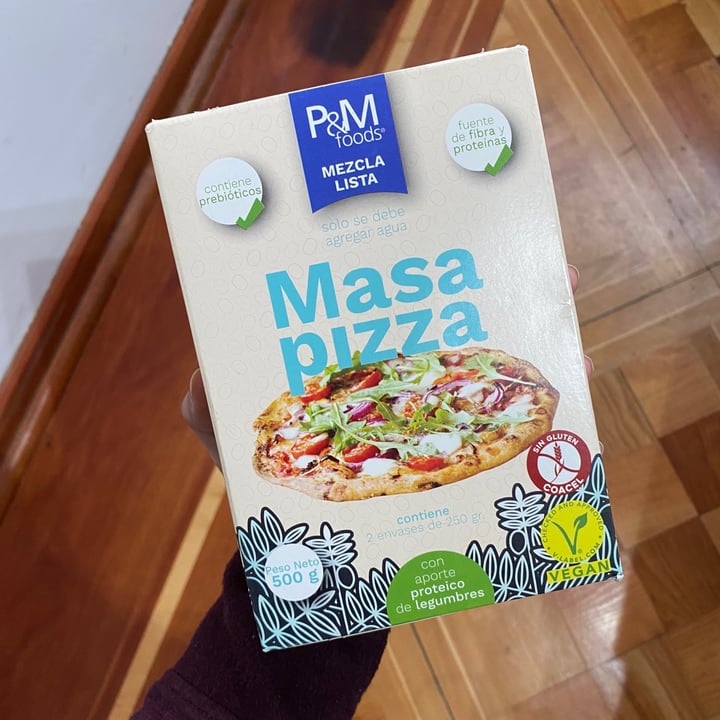photo of P&M Foods Mezcla lista Masa pizza shared by @vegetarianoshoy on  07 Jul 2023 - review
