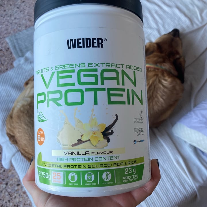 photo of Weider Vegan Protein (Vanilla) shared by @asiayportia on  03 Apr 2023 - review